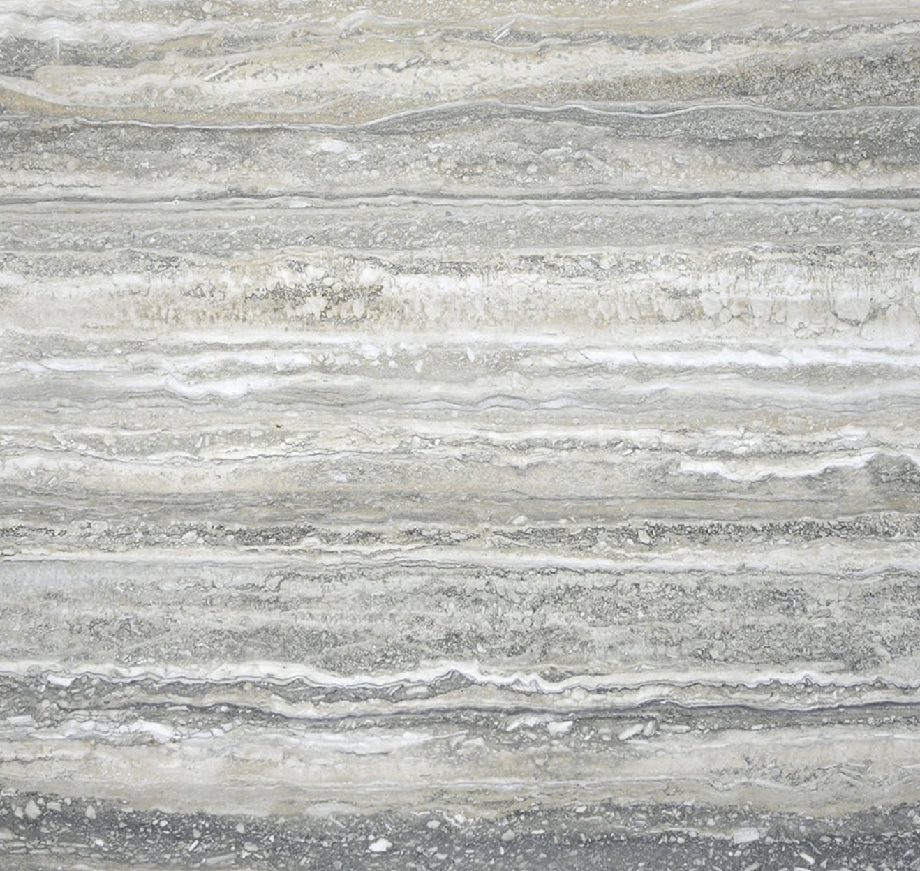 Silver Travertino marble sample for dining tables