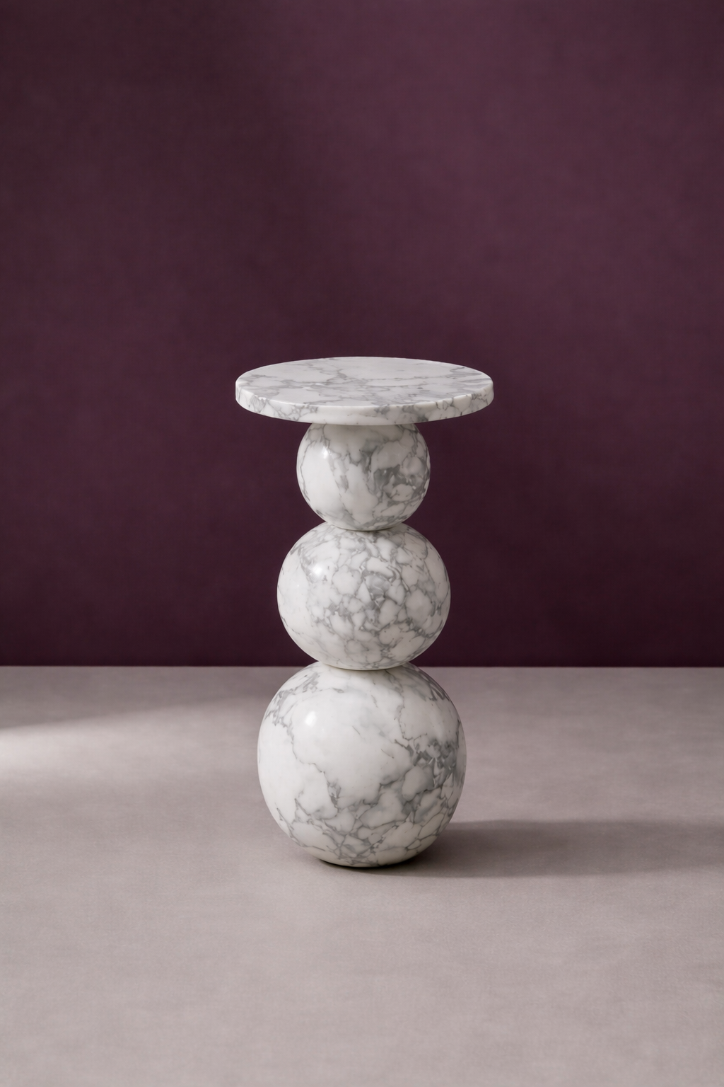 Equilibrio Custom Side Table — Made in Italy interior detail 1